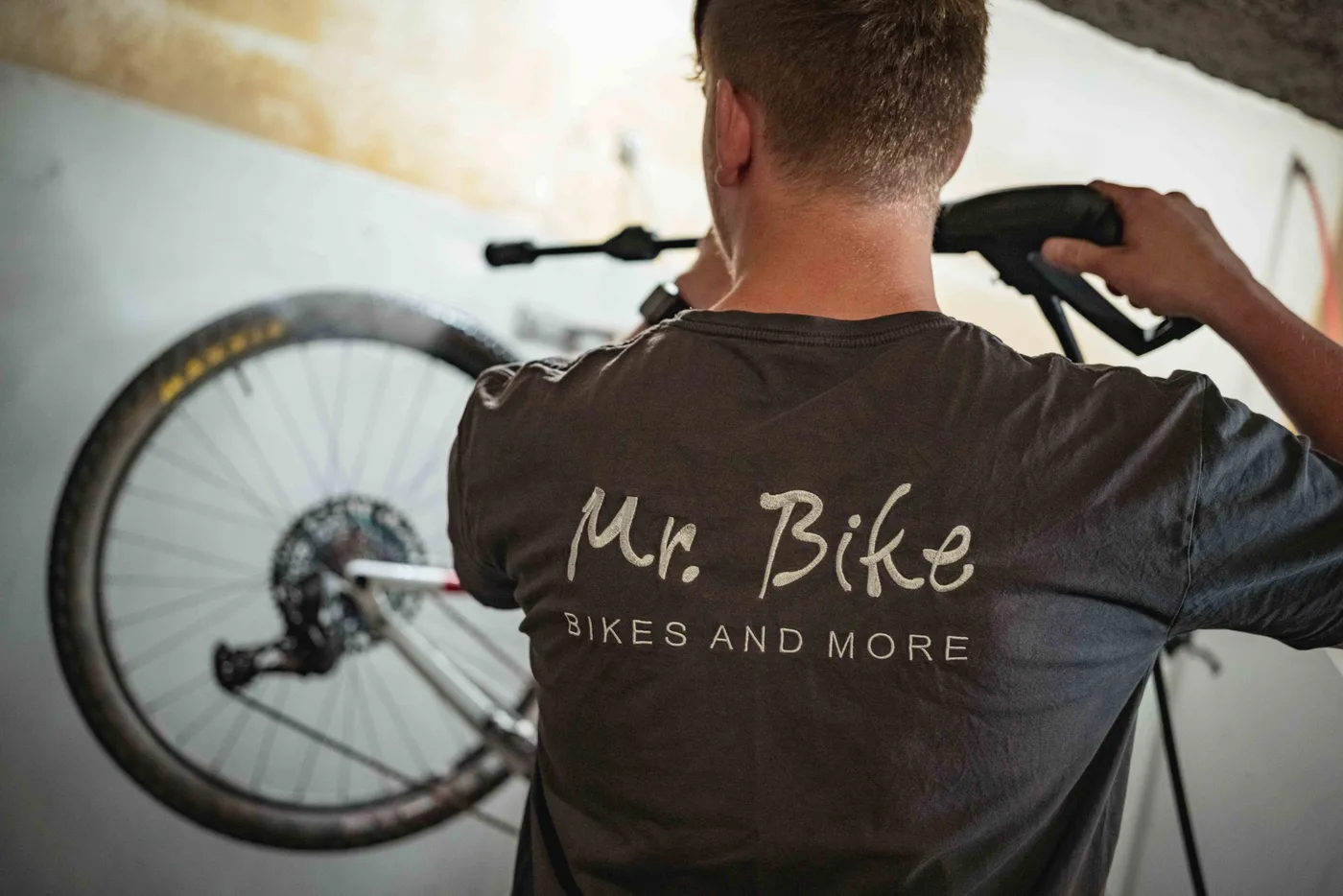 Fahrrad nach der Reinigung