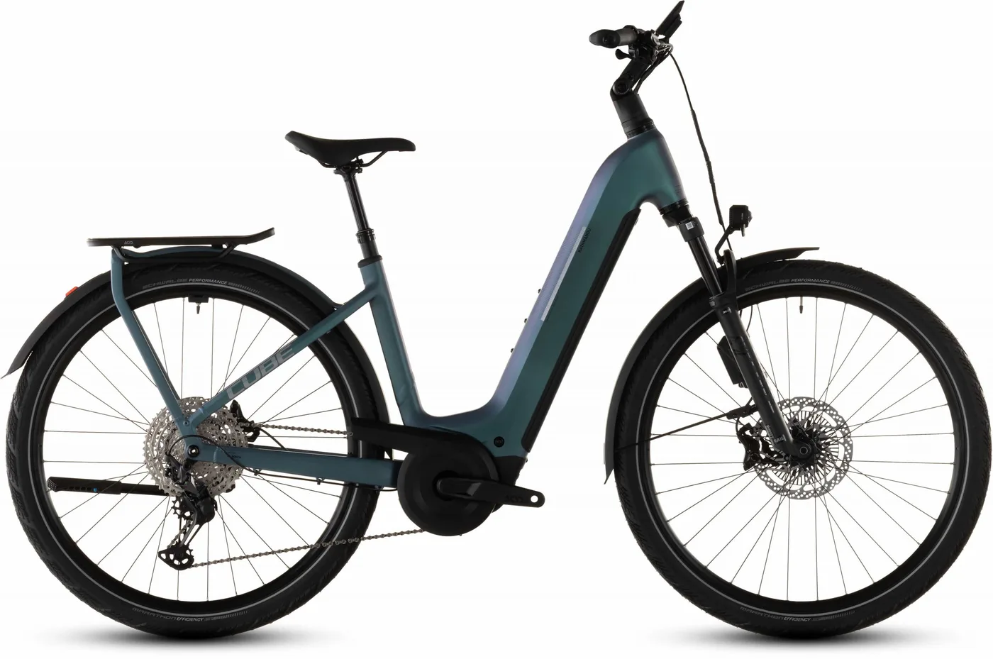 CUBE Kathmandu Hybrid EXC 800 smaragdgrey´n´prism
