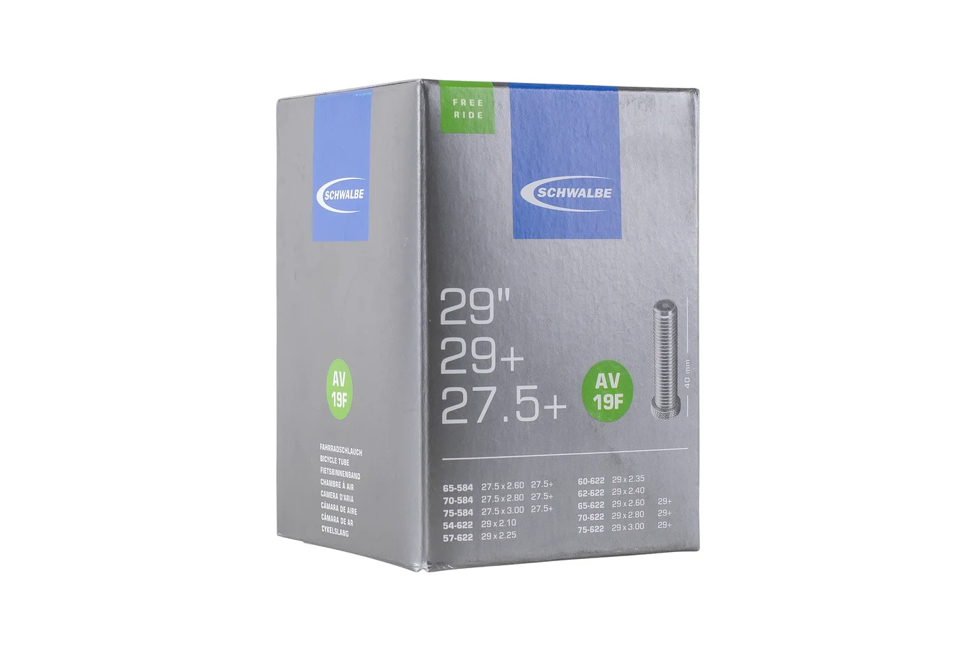 SCHWALBE Schlauch AV19F TR4 FREERIDE, Ansicht 1